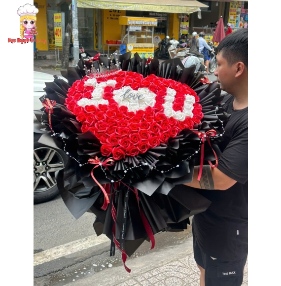 Bó hoa sáp size lớn tặng sinh nhật