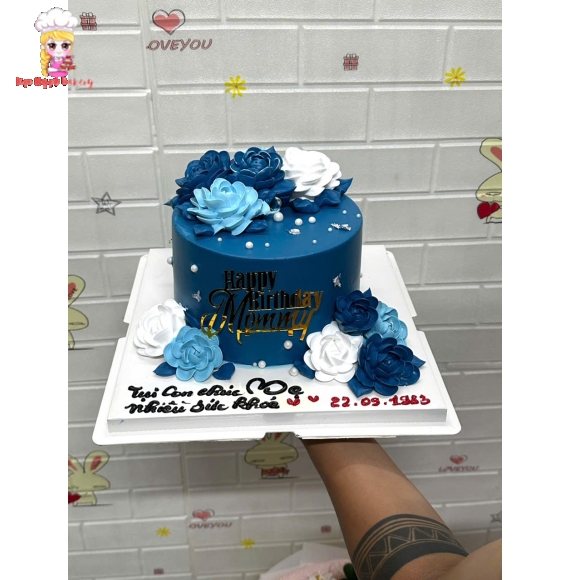 Bánh Kem tone xanh tặng mẹ