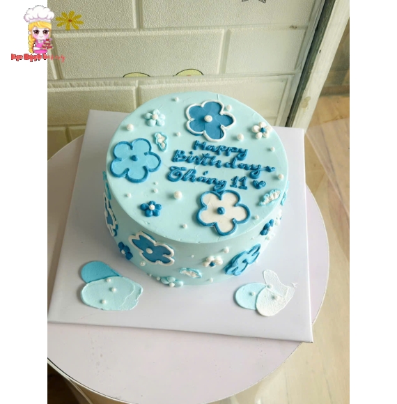 Bánh Kem chúc mừng vẻ hình đơn giản tặng 20/11