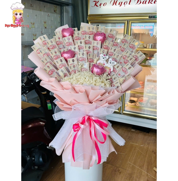 Hoa tiền 200k tặng sinh nhật