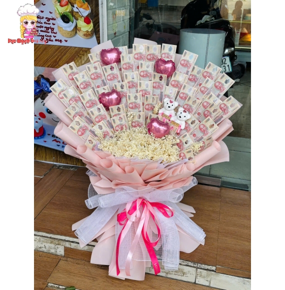 Hoa tiền 200k tặng sinh nhật siêu hot 2025