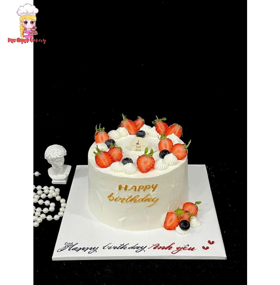 Bánh Kem hàn quốc đơn giản tặng anh yêu-kẹo ngọt bakery