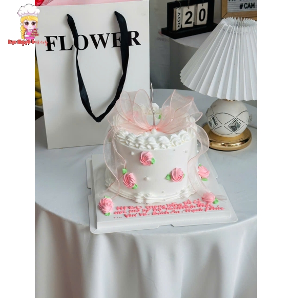 Bánh kem đơn giản tặng ngày kỷ niệm