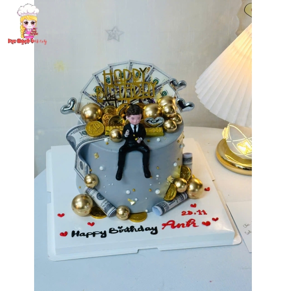 Bánh kem tặng nam