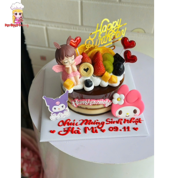 Mẫu bánh kem rau câu hot 2025 tại kẹo ngọt dành cho bé gái