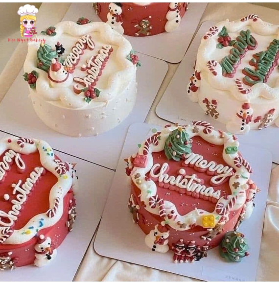 Mẫu bánh kem noel tại Kẹo Ngọt