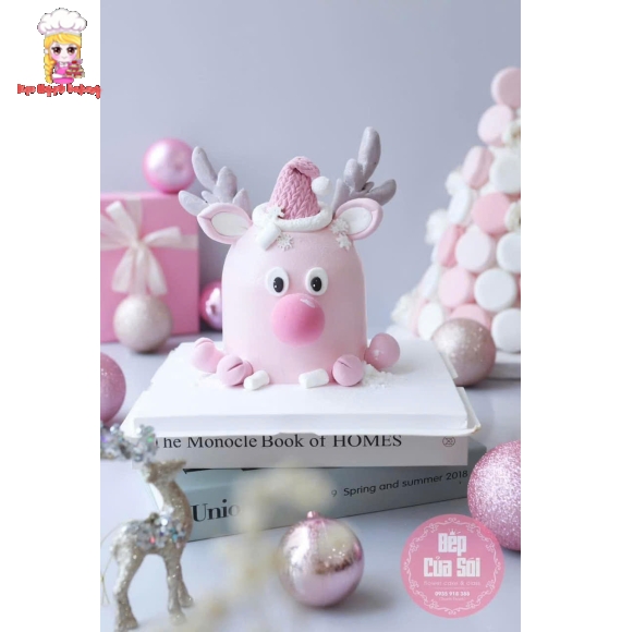 Mẫu bánh tuần lộc,noel