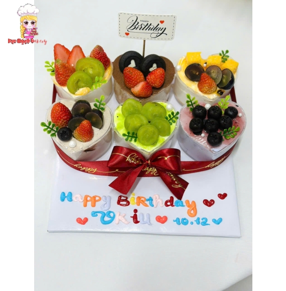 Mẫu bánh kem rau câu hot 2025 mix bánh kem