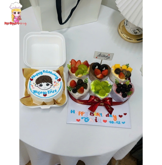 Mẫu bánh kem rau câu hot 2025 mix bánh kem Kẹo Ngọt