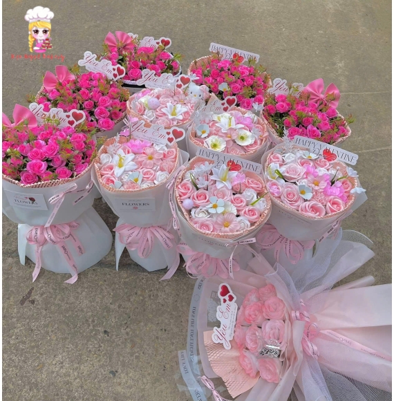 Bó hoa sáp mẫu sưu tầm 2025 tại TPHCM