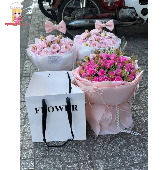 Mẫu hoa sáp sophia cao cấp tại kẹo ngọt