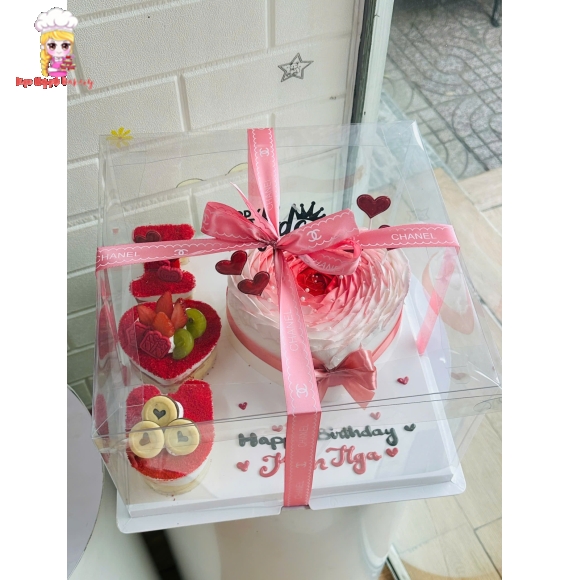 Set bánh kem mix tiramixu