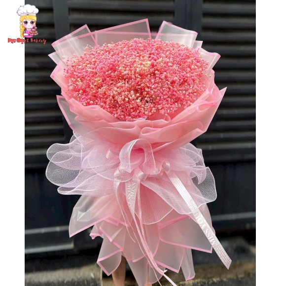 Bó hoa baby tặng valentine