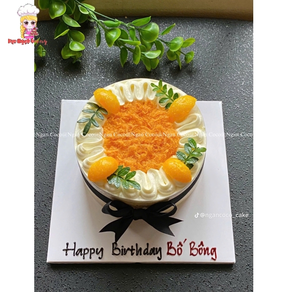 Bánh bông lan trứng muối tặng valentine ở quận 2