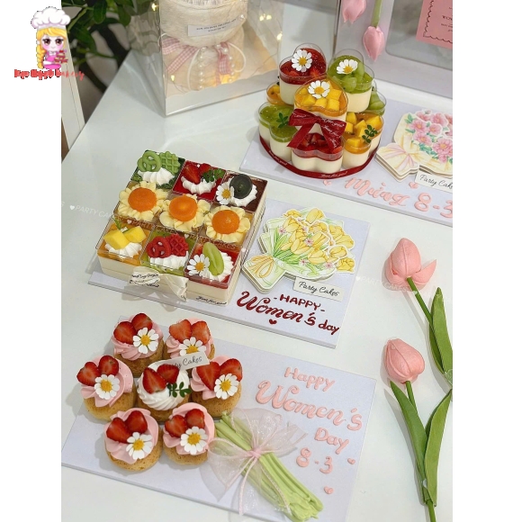 Sét bánh tặng 8/3-Cửa hàng bánh kem ngon tân phú