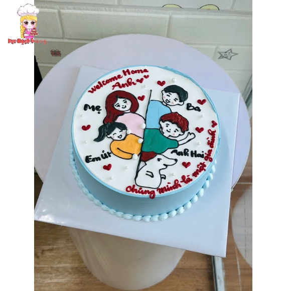 Bánh kem sinh nhật dành cho gia đình 