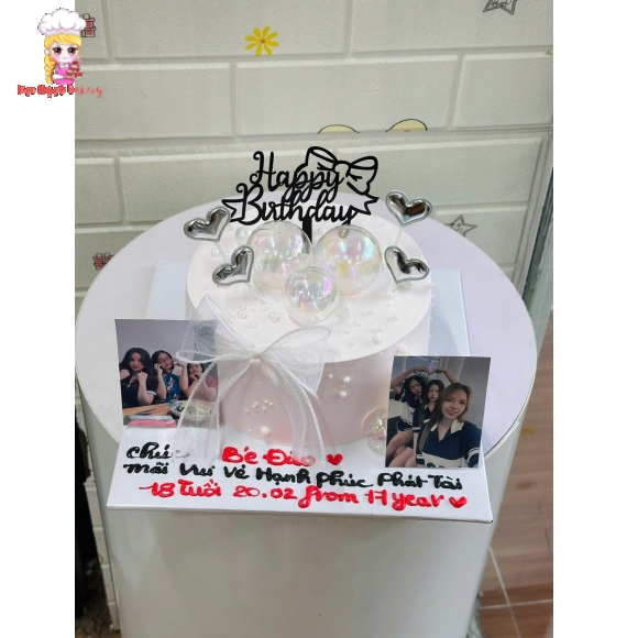 Bánh kem in hình tặng hội bạn thân