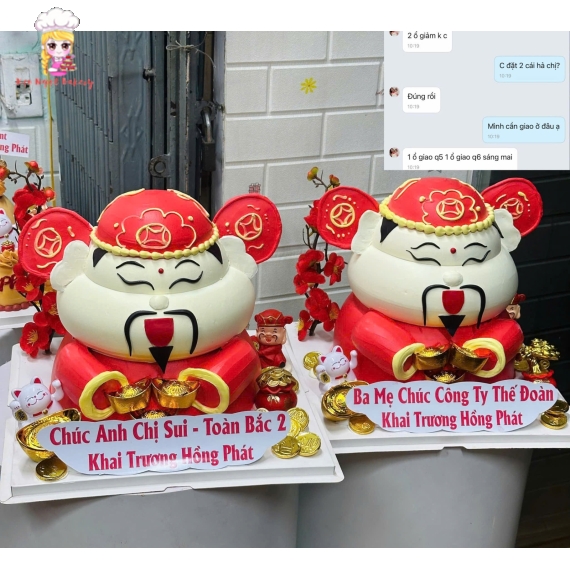 Xu Hướng Bánh Khai Trương Đẹp 2026