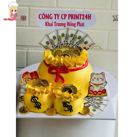 Bánh Kem Khai Trương Công Ty
