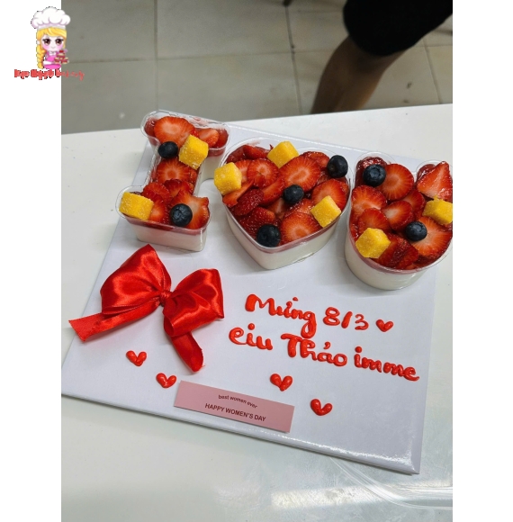Sét cup tạo hình chữ love