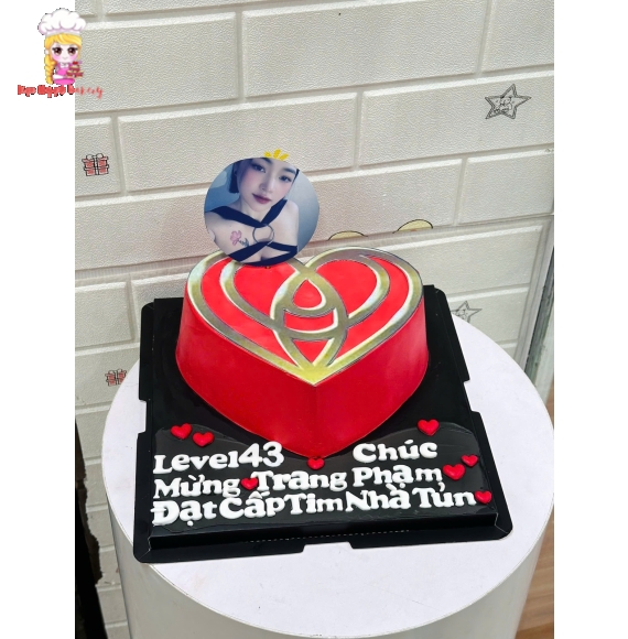 Bánh kem dành cho idol live tik tok lên level 43