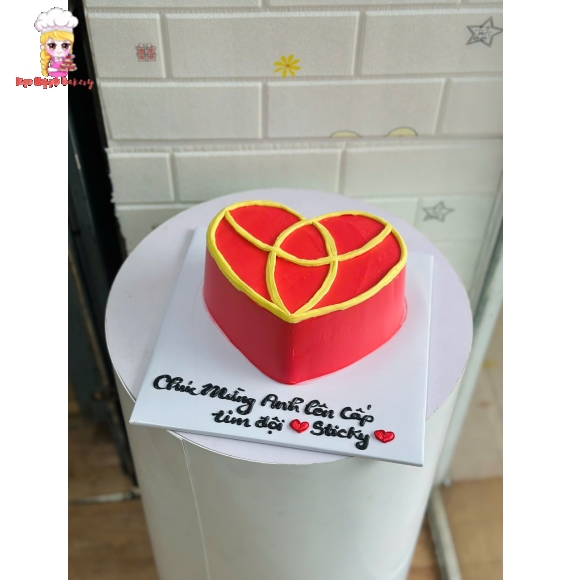 Bánh kem dành cho idol live tik tok lên cấp hot 