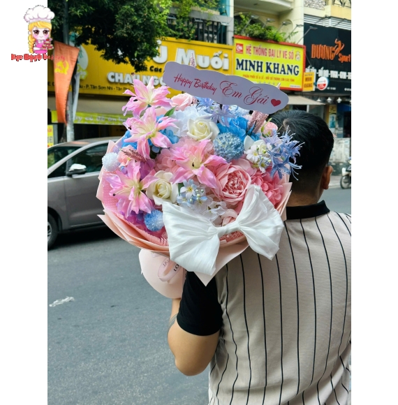 Mẫu hoa sáp hot trend 2026 tại Kẹo Ngọt