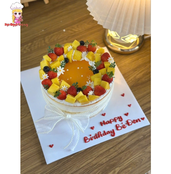 Bánh panna cotta tặng bé gái hot 