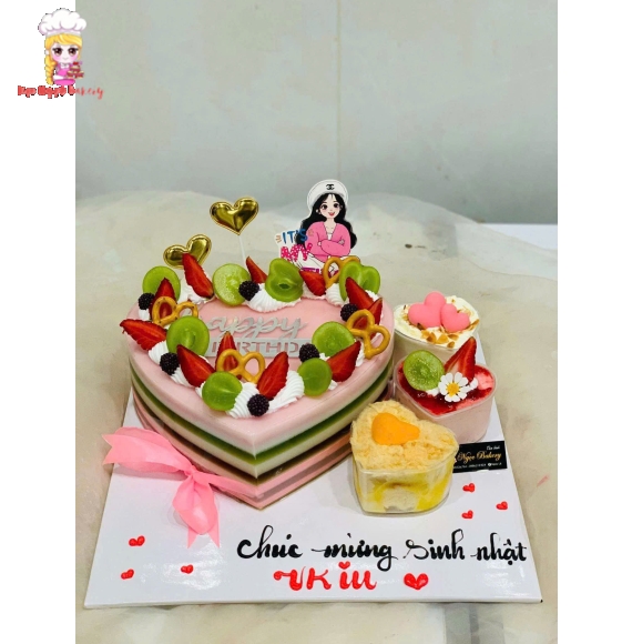 Bánh kem rau câu tặng mẫu đẹp tặng nữ