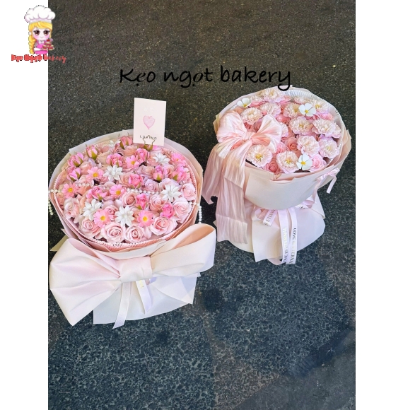 Hoa Sáp Giao Nhanh TP.HCM tone hồng