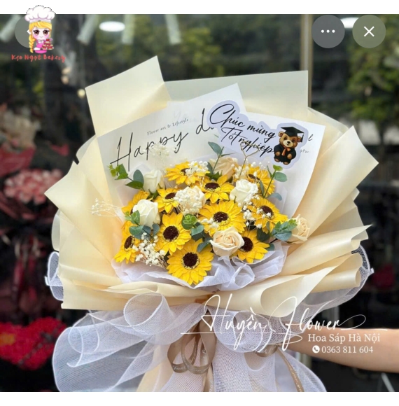 Hoa Sáp mừng tốt nghiệp tại Tp.HCM