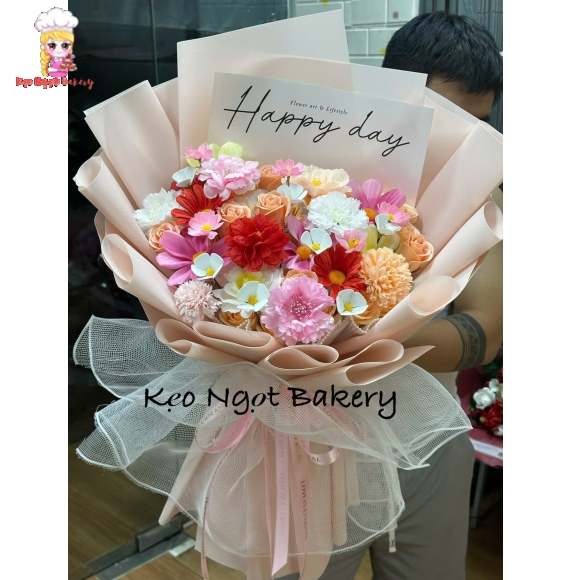 Hoa Sáp Thiết Kế Theo Yêu Cầu