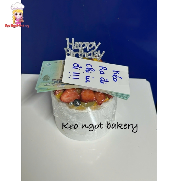 Bánh Trứng Quà Tặng Lãng Mạn Kết Hợp Hoa Tiền