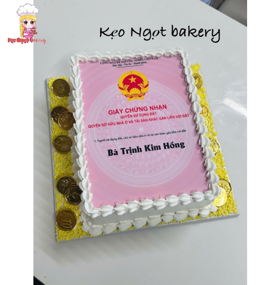 Bánh kem làm theo yêu cầu siêu hot tại Kẹo Ngọt 