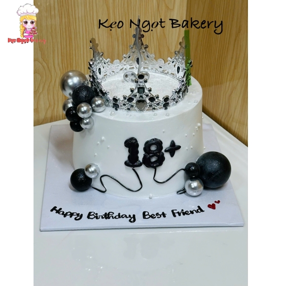 Bánh kem làm theo yêu cầu tặng các bạn nữ sang trọng 