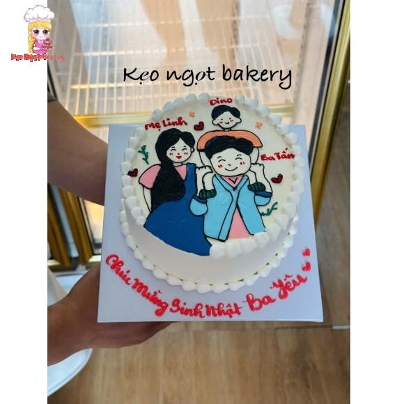 Bánh Kem tặng cho cha yêu 