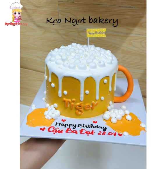 Bánh Kem Nhây Vui Nhộn ly bia