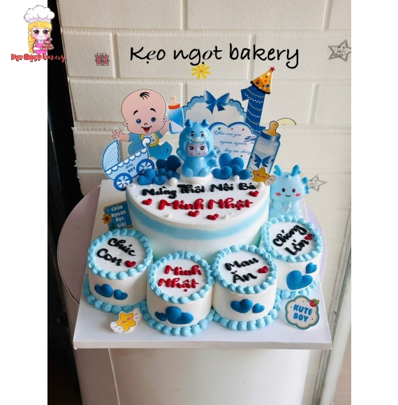 Bánh kem tặng sinh các bé trai siêu hot tại Kẹo Ngọt 