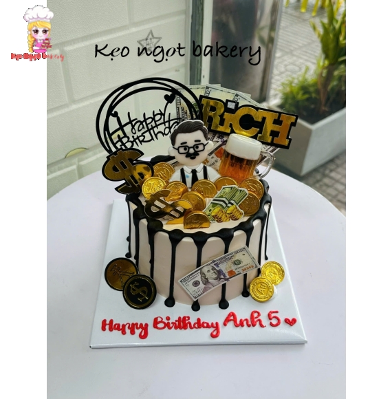 Bánh kem đang hot tặng các bạn nam 