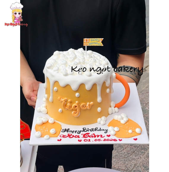 Bánh kem sinh nhật tặng ba theo yêu cầu 