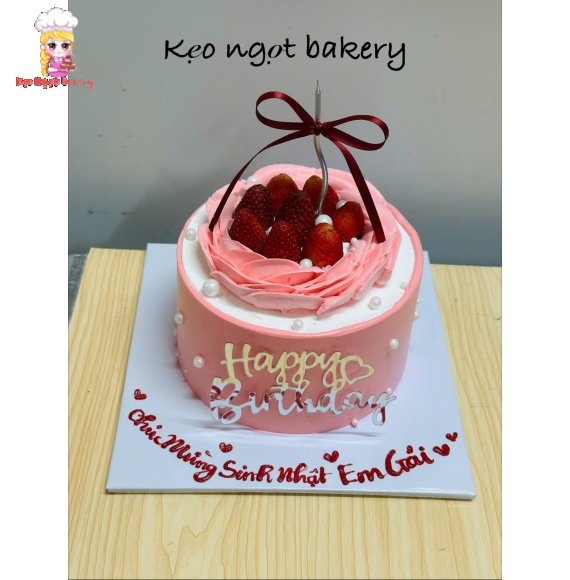 Bánh kem tặng nữ 18 tuổi cho em gái 